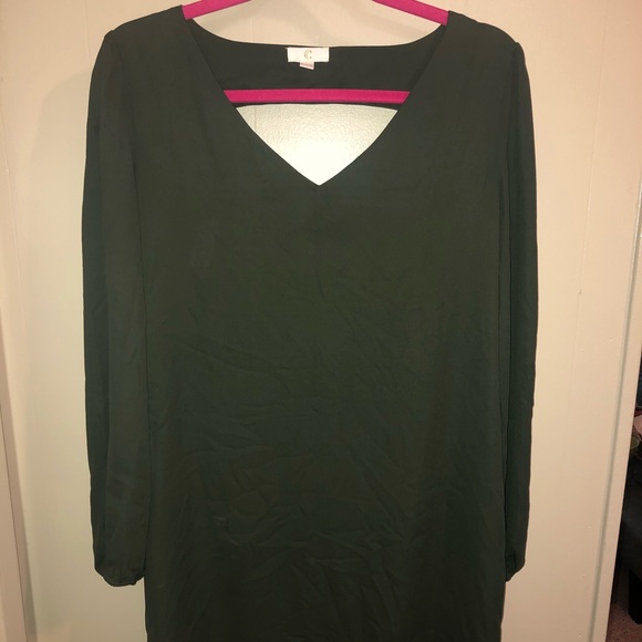 Hunter Green Dress - Picture 1 of 3